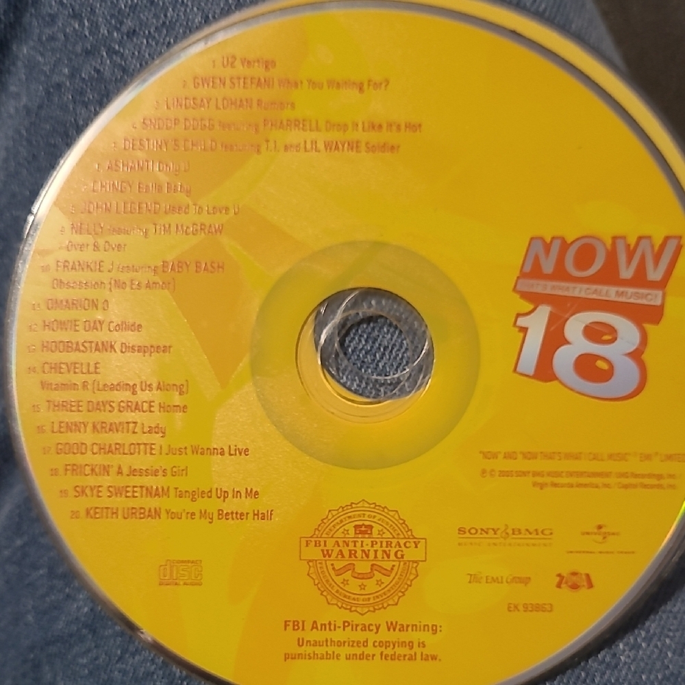 NOW 18 CD - Yellow
